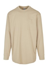 HEAVY OVERSIZED  - Long sleeved top - concrete