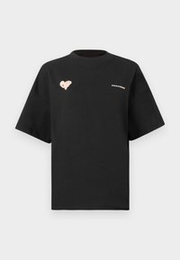 GALENA HEAVY OVERSIZED TEE - Nyomott mintás póló - washed black