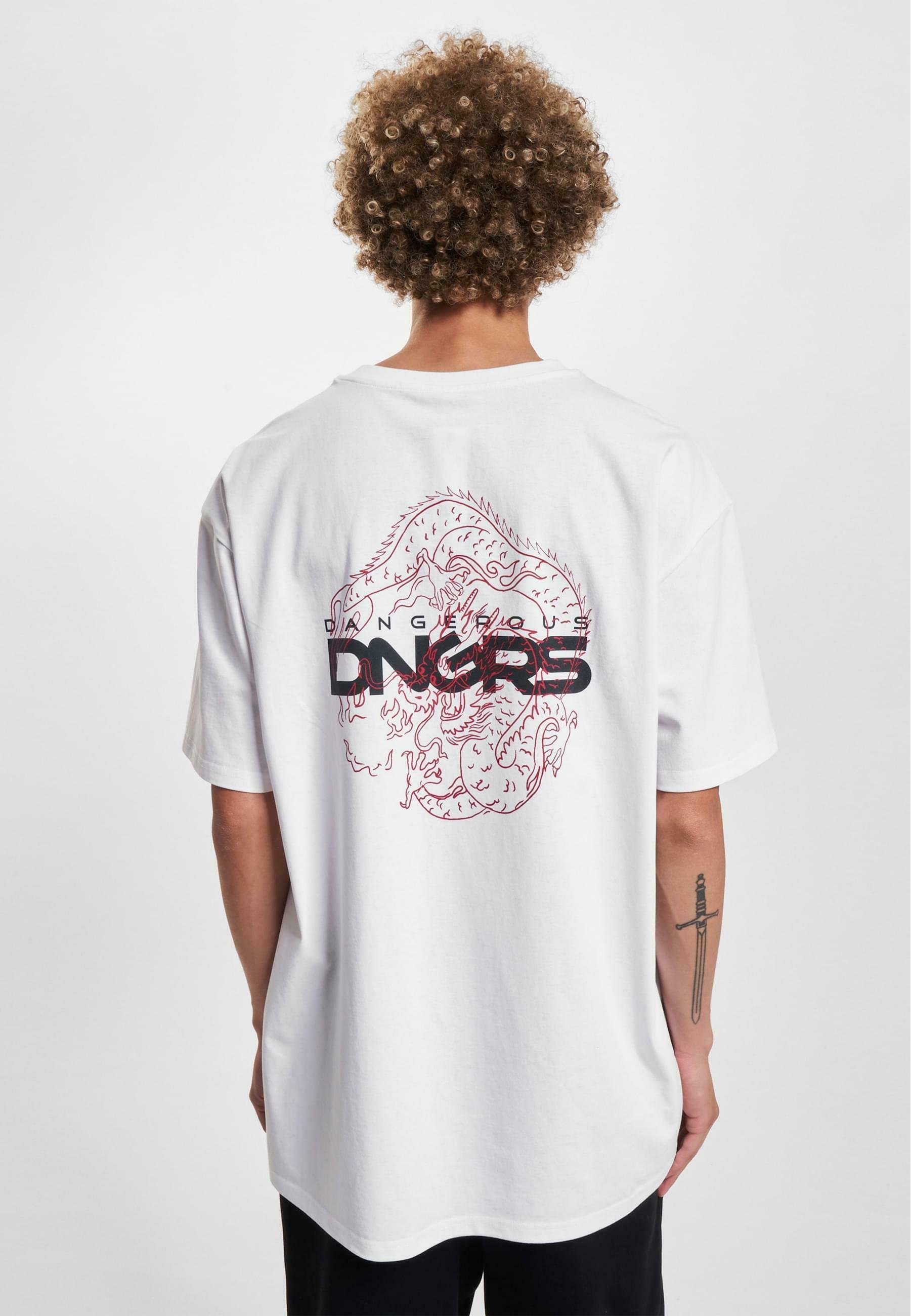 Dangerous DNGRS SPRAYCANLIDS - T-shirt con stampa - white/bianco