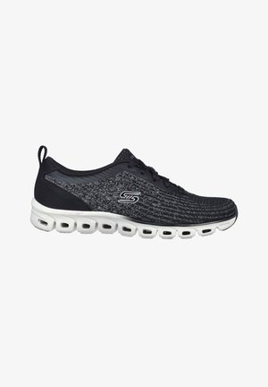 Skechers GLIDE-STEP HEAD START - Sneaker low - bkw black white