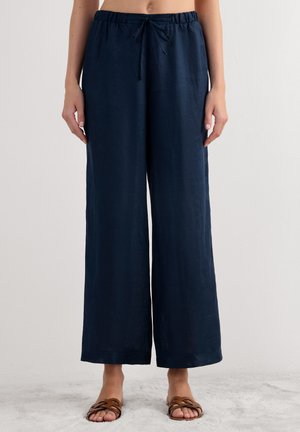 Intimissimi, THE PURE DRAWSTRING PLAIN-WEAVE - Broek - dark blue