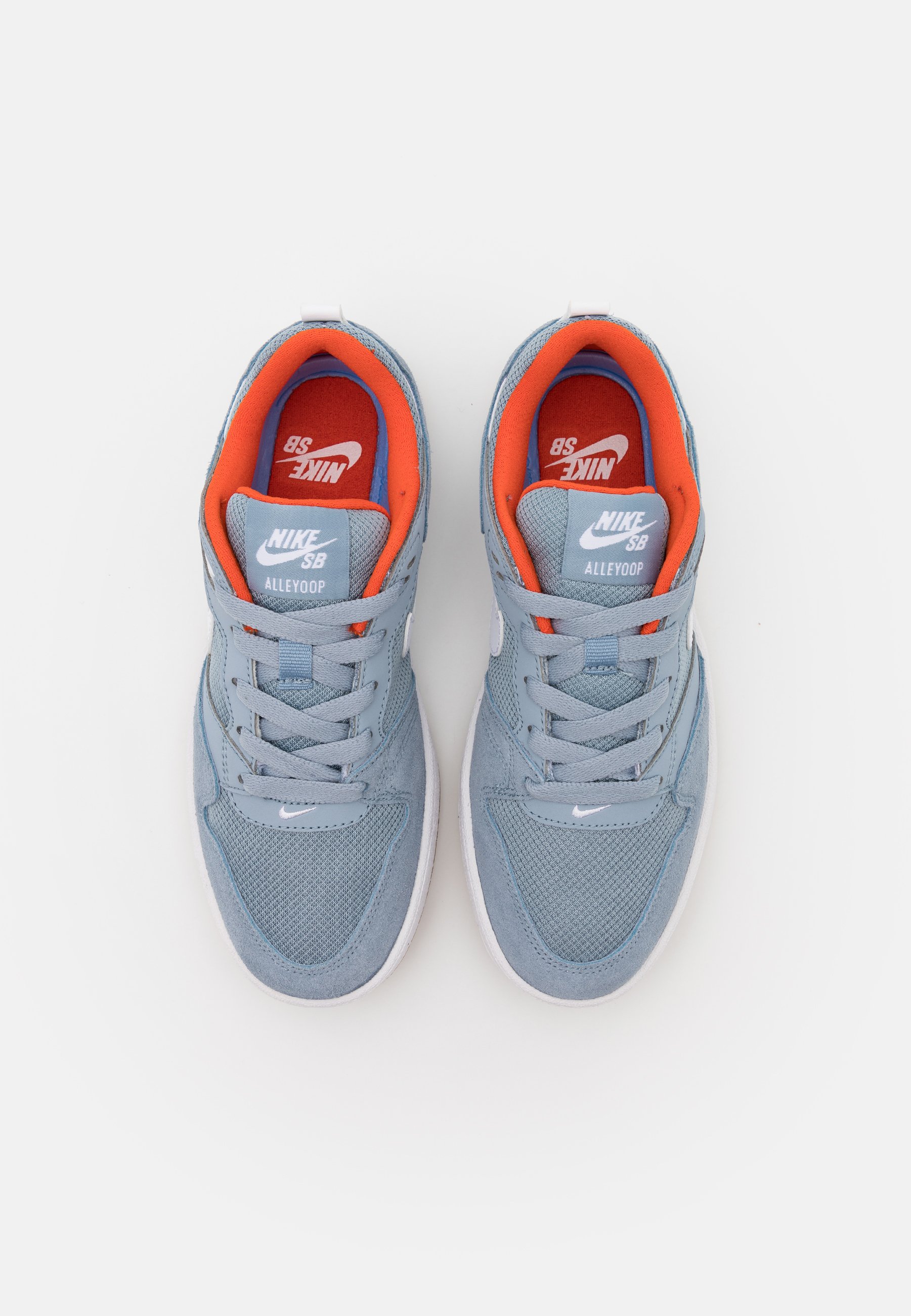 Nike SB ALLEYOOP UNISEX - Sneaker low - obsidian mist/white/obsidian  mist/light brown/team orange/dunkelblau - Zalando.de