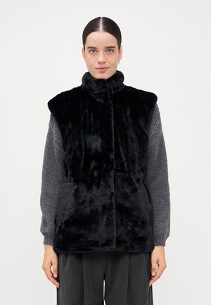 VMSONJAPOPPY WAISTCOAT - Vestă - black