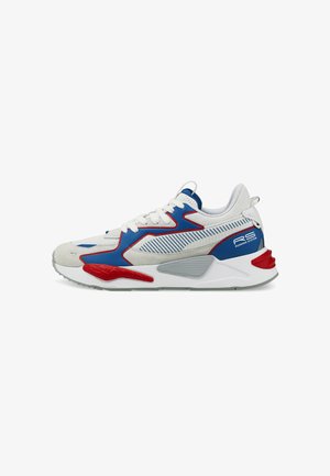 OUTLINE UNISEX - Sneakers basse - puma white-vallarta blue-high risk red