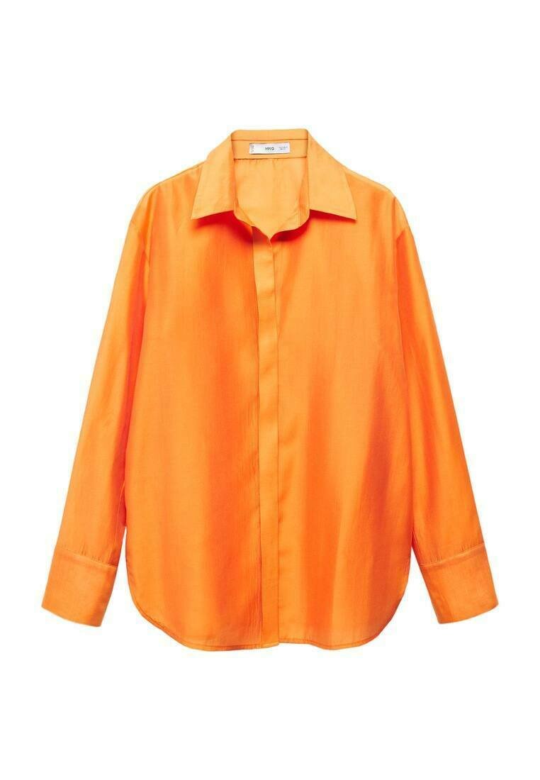 Mango Overhemdblouse oranje