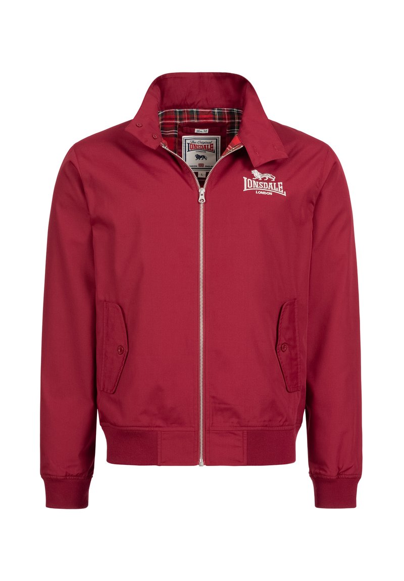 Lonsdale Harrington Jacket Lonsdale Herren Lonsdale Jacke Rot