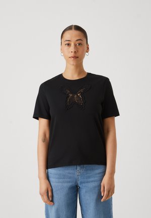ONLY Petite ONLFLY BOX - T-shirts med print - black