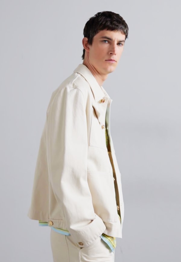 BLOUSON - Denim jacket - ecru4