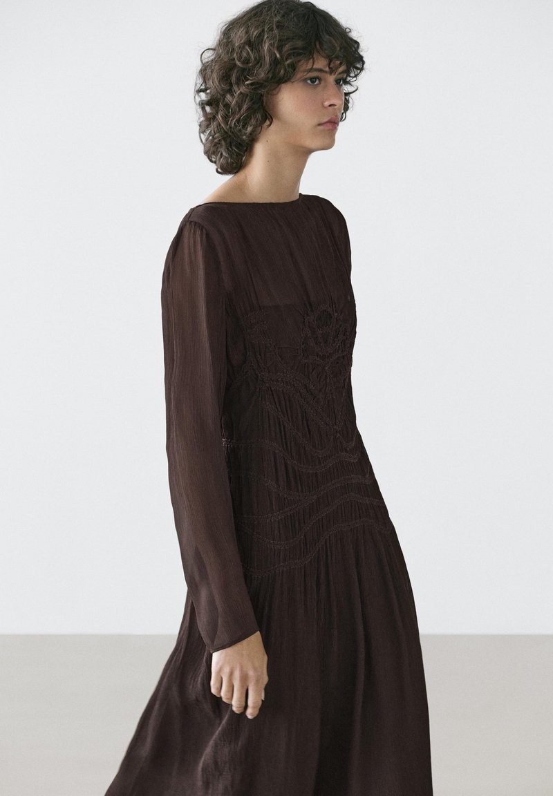 massimo dutti evening dresses Massimo Dutti Long White Dress For Woman