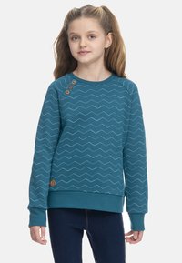 Ragwear DARINKA ZIG ZAG - Felpa - lagoon green