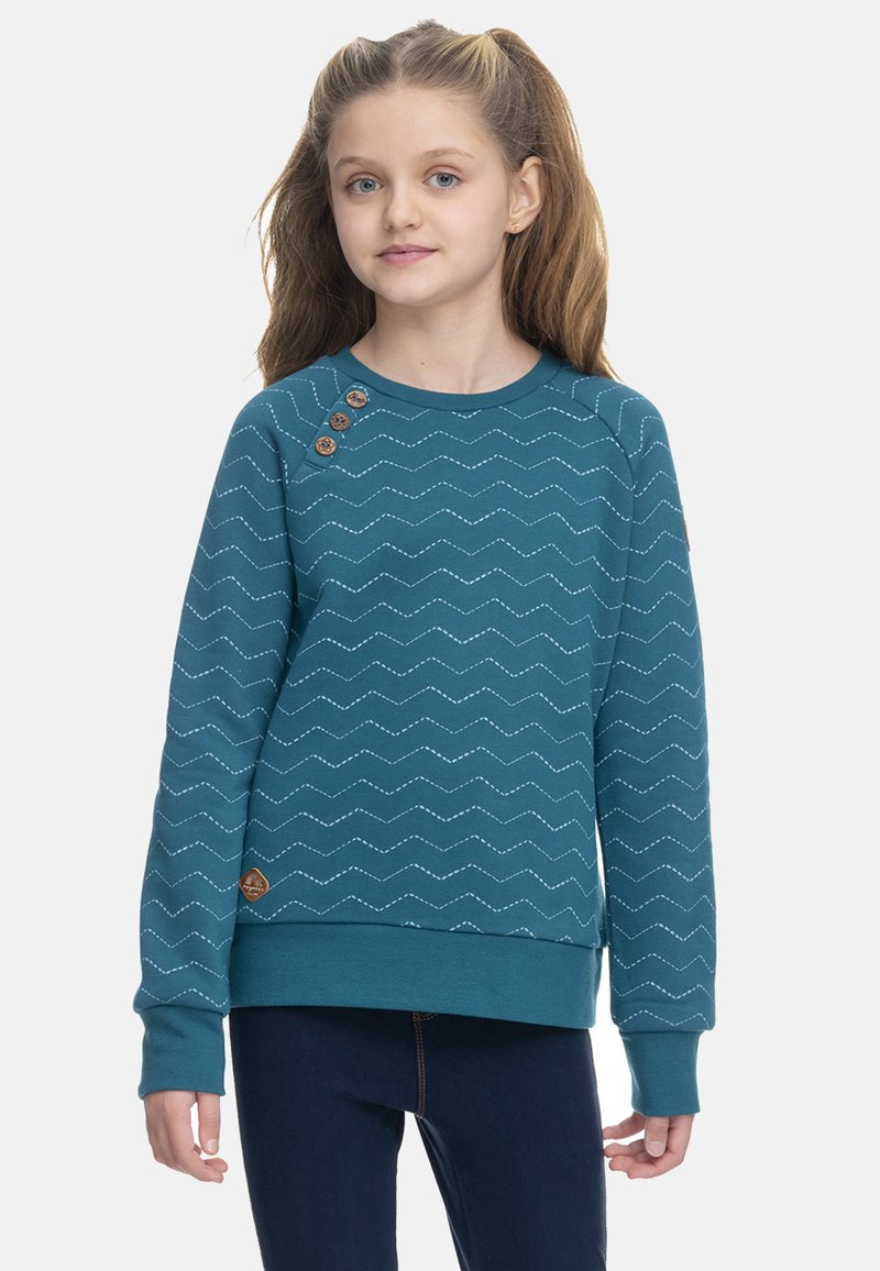 Ragwear DARINKA ZIG ZAG - Felpa - lagoon green
