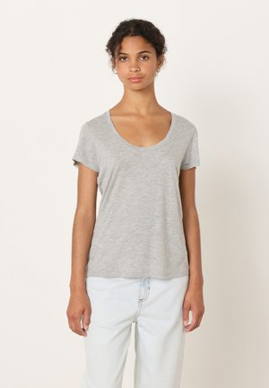 American Vintage JACKSONVILLE ROUND NECK - Basic T-shirt - gris chine