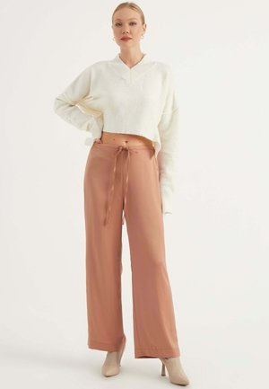 Stoffhose - brown
