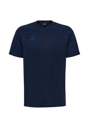 Hummel, MOVE 2.0  SS - T-Shirt print - marine