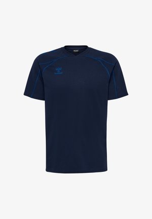 Hummel, MOVE 2.0 SS - T-Shirt print - marine