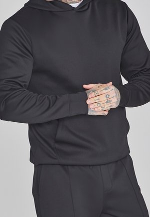 Felpa con cappuccio - black
