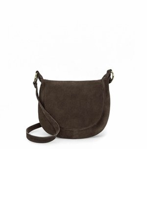BANDOULIÈRE EN CROÛTE DE  LITTLE CITIZEN - Sac bandoulière - marron foncé
