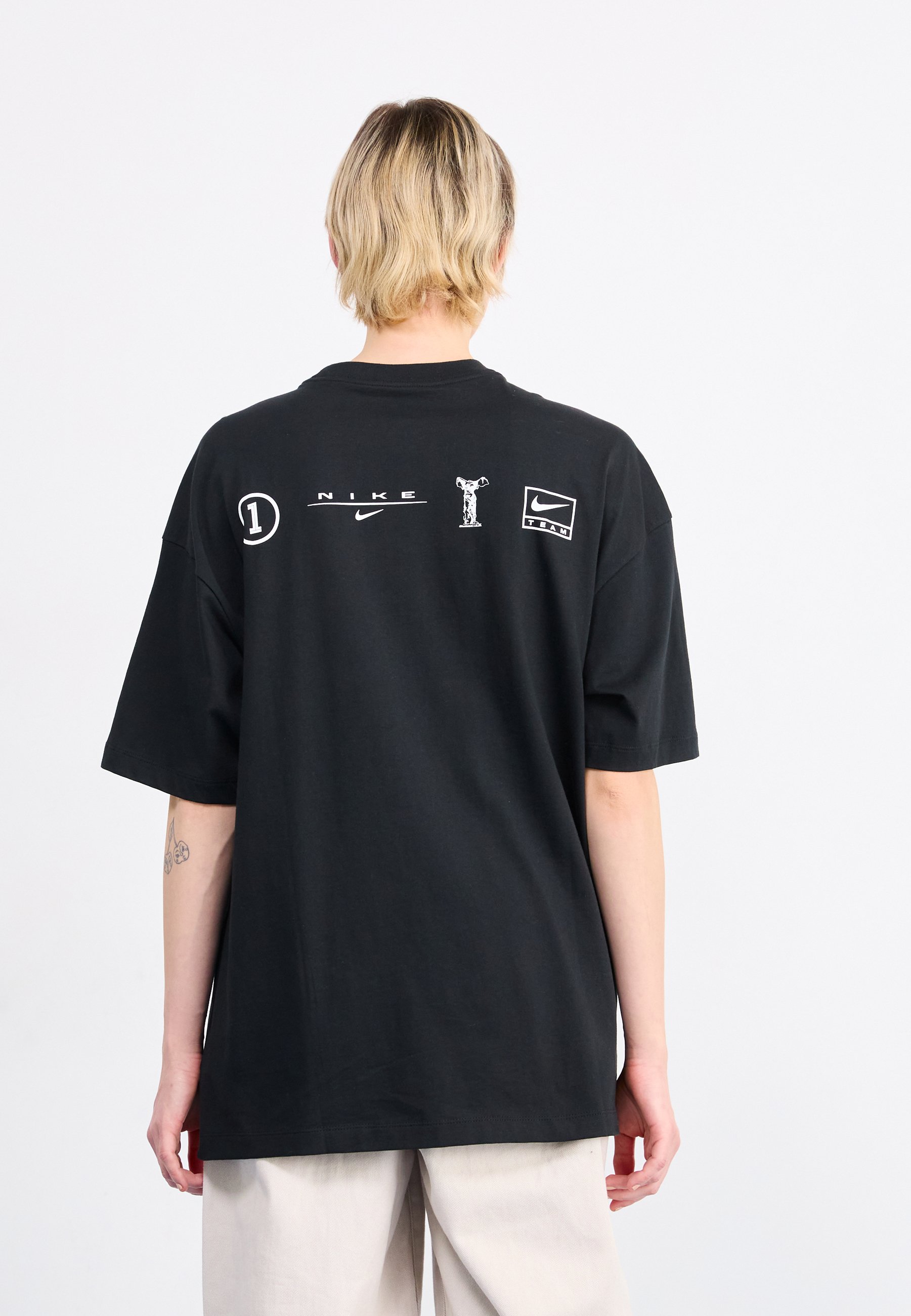 売れ筋商品|||ナイキ Tシャツ レディース トップス DANCE TEE - Print T-shirt - black Nike Sportswear SPORTSWEAR - Print T-shirt - black - Zalando