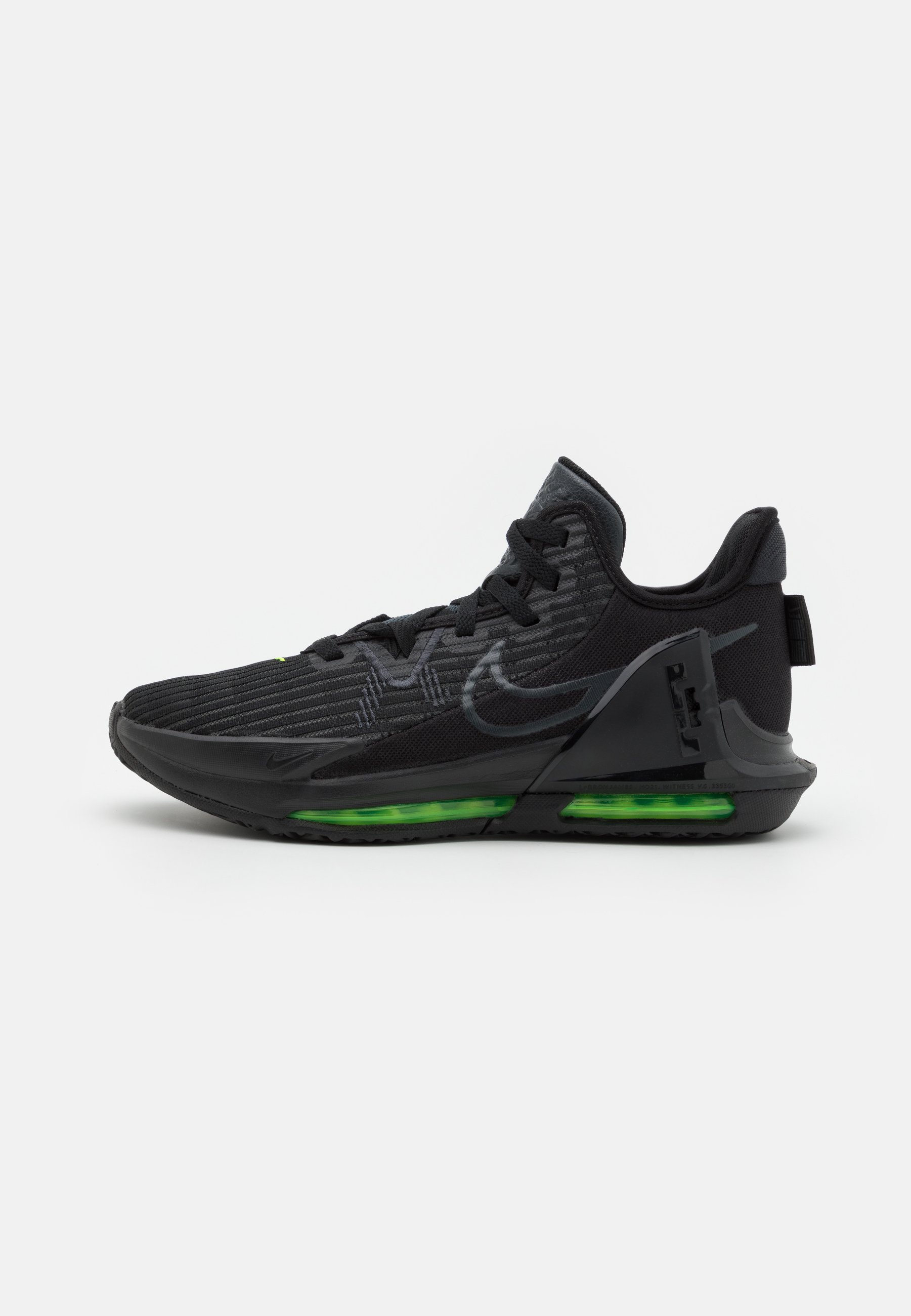 Nike Performance LEBRON WITNESS VI - Scarpe da basket -  black/anthracite/volt/nero - Zalando.it