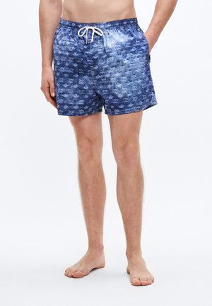 REBEL KIDS MONOGRAM MIDI - Kopalne hlače - light blue