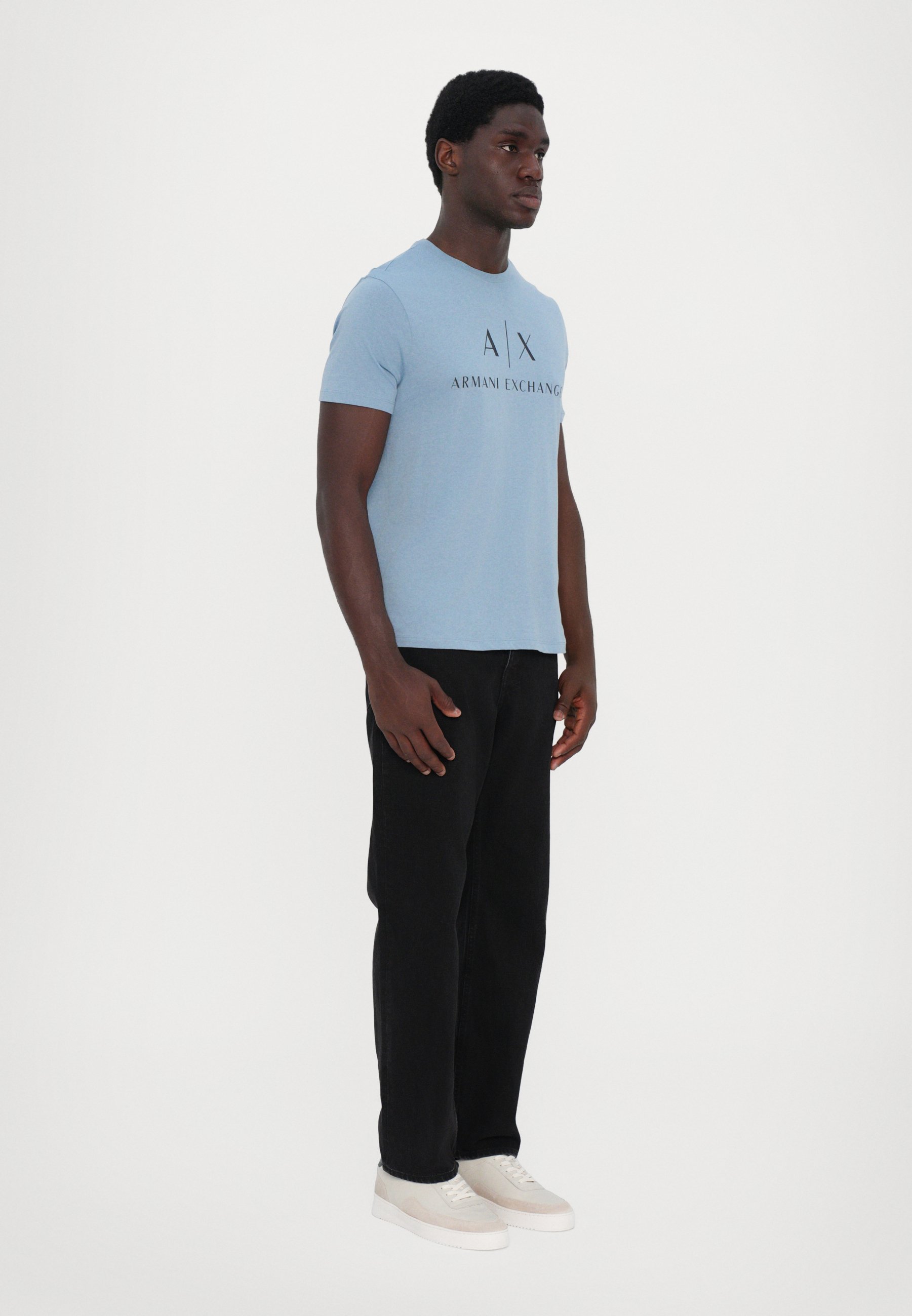 Armani Exchange 8NZTCJ Z8H4Z - Print T-shirt - light blue
