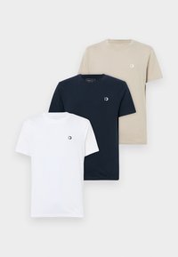 3 PACK - Camiseta básica - white