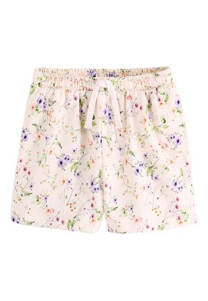 Next REGULAR FIT - Tracksuit bottoms - white floral print