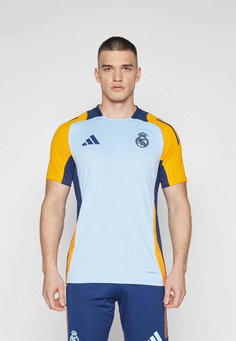 adidas Performance REAL MADRID 24/25  JERSEY - Klubska moštva - glow blue/crew orange/team navy blue