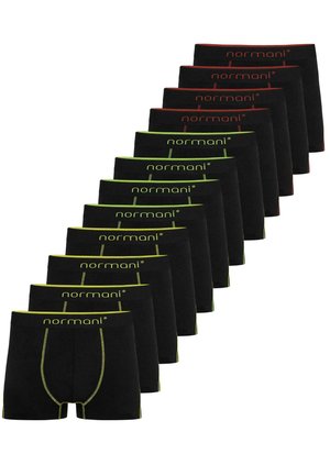 12 X HERREN BAUMWOLL-BOXERSHORTS - Trunks - gelb grün rot