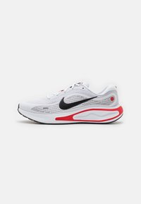 Nike Performance JOURNEY RUN - Zapatillas running asfalto - white/black/fire red/cement grey