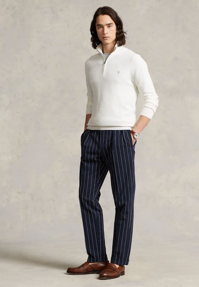 Polo Ralph Lauren LONG SLEEVE - Striktrøje - deckwash white