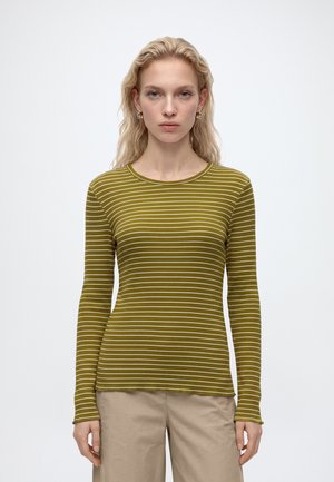 Selected SLWANNA CREW NECK  - Μπλούζα με μακριά μανίκια - fir green/snow white