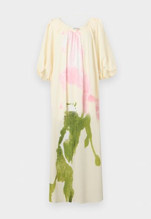 ROMANTIC VOLUMINOUS SLEEVE DRESS - Robe longue - cream