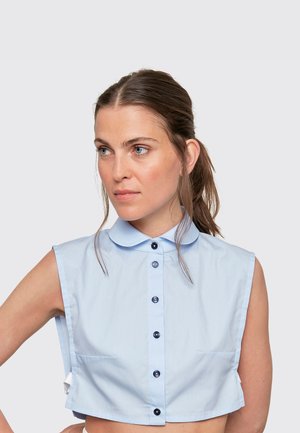 Button-down blouse - blau