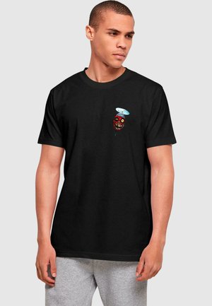 DEADPOOL - ZOMBIE HEAD - Print T-shirt - black