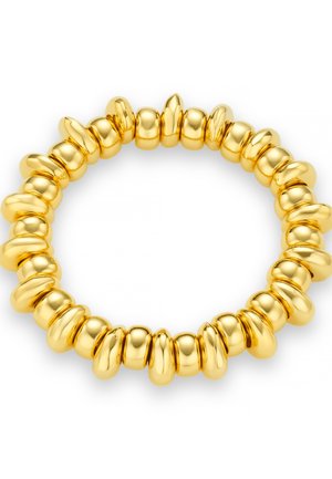 POLISHED METAL NUGGET STRETCH BRACELET - Armbånd - gold-coloured