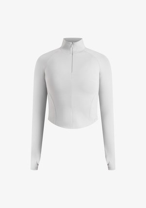 Smilodox, SLIM FIT HALF ZIP TRAINING JACKET NUVOLIS - T-shirt à manches longues - grau