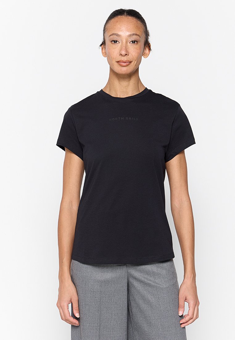 North Sails T-shirt basic zwart North Sails T-shirt basic zwart