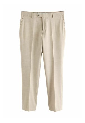 Next, REGULAR FIT - SLIM FIT MOTIONFLEX TEXTURED SUIT TROUSERS  . - Pantalon de costume - stone