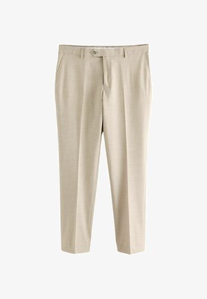 Next, REGULAR FIT - SLIM FIT MOTIONFLEX TEXTURED SUIT TROUSERS . - Pantalon de costume - stone