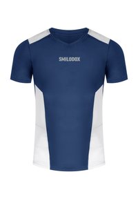 Smilodox MAISON  - T-shirt print - dunkelblau