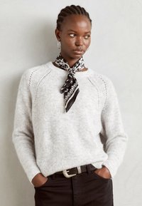 Mos Mosh TAMMY THORA - Strickpullover - light grey