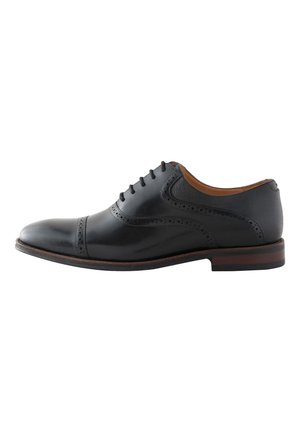 REGULAR FIT-OXFORD TOECAP - Veterschoenen - black