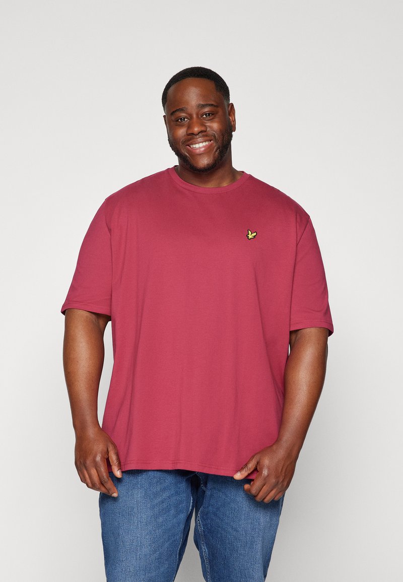 Lyle & Scott Základné tričko - rich burgundy