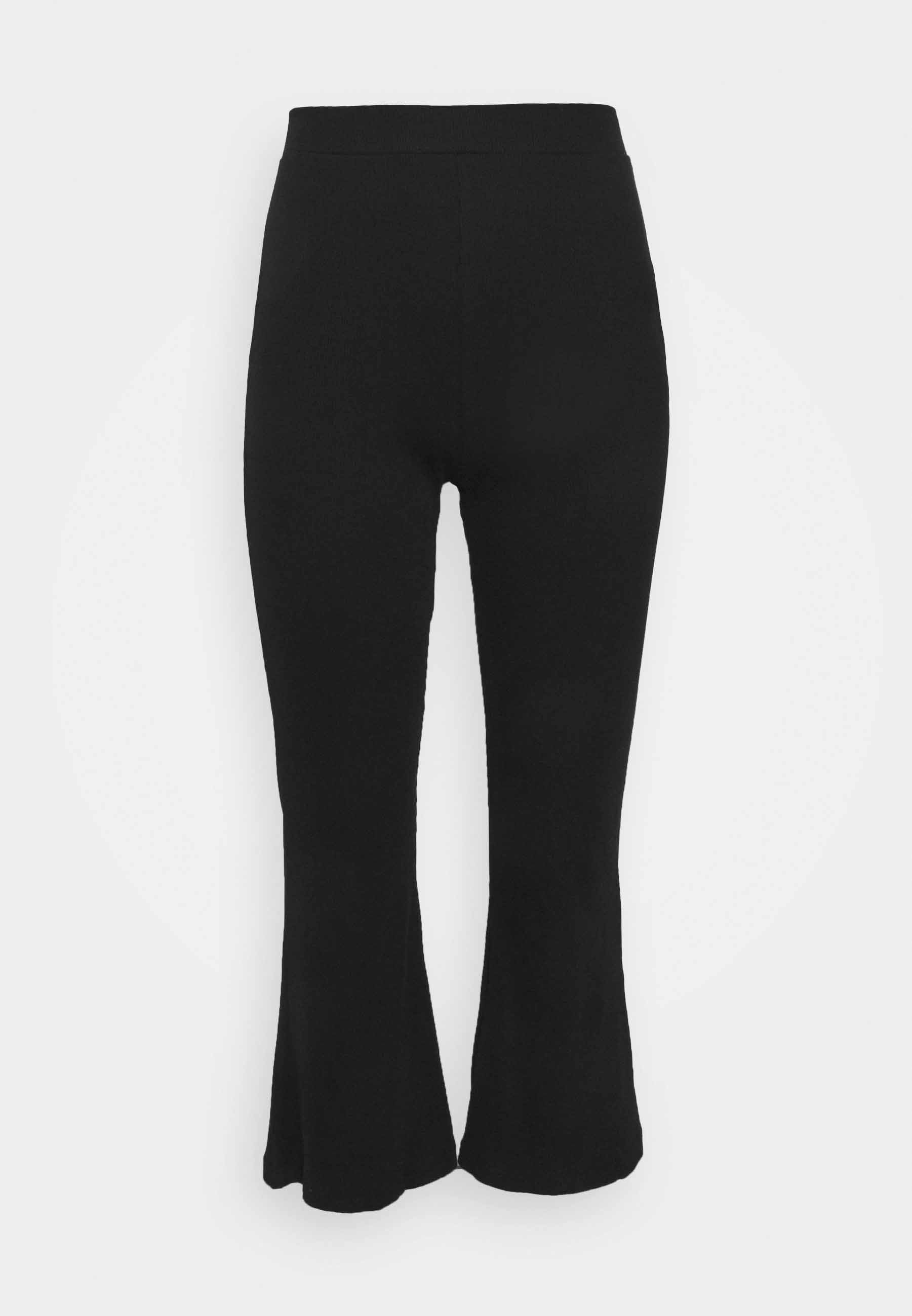 WIDE LEG TROUSERS Bukse black WIDE LEG TROUSERS Bukse black