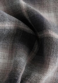 SHORT SLEEVE CHECK TWIN POCKET WESTERN REGULAR FIT - Košeľa - black white