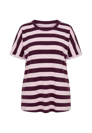 Ulla Popken, T-Shirt print - nougat brown