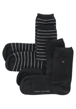 Tommy Hilfiger POCK OF 2 - Strumpor - schwarz weiß