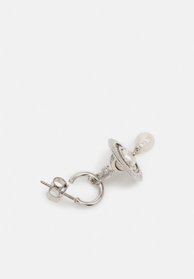 Vivienne Westwood ALEKSA EARRINGS - Σκουλαρίκια - platinum/creamrose pearl/crystal crystal