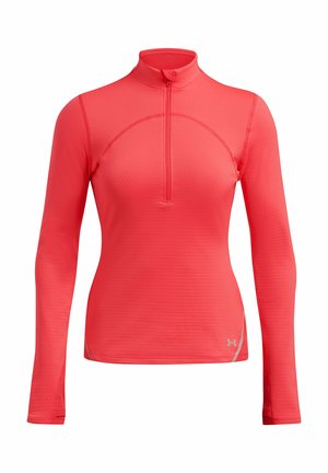 Under Armour VANISH 1/2 ZIP - T-shirt à manches longues - racer red